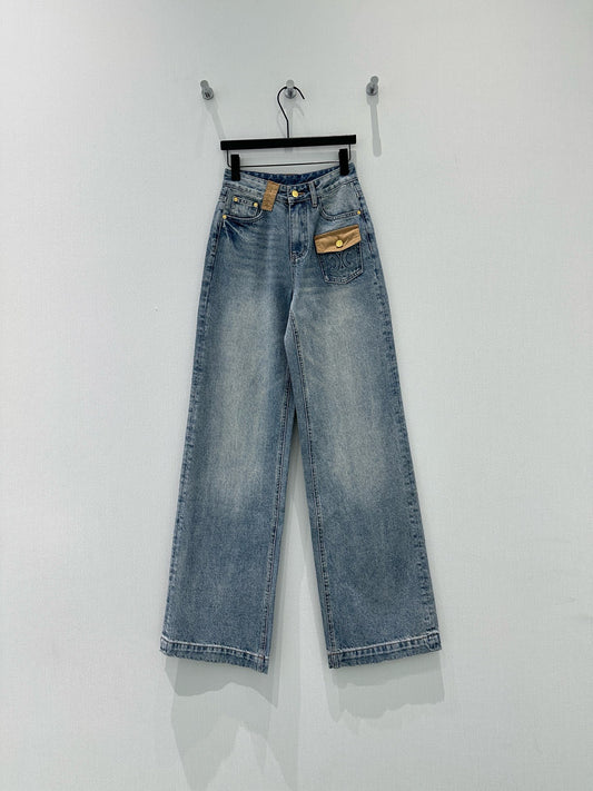 Monogram Jacquard Jeans