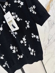 Lace V-neck Hooded Long-Sleeve T-Shirt