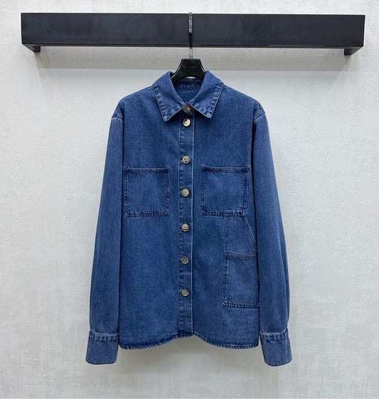 Logo Denim Shirt