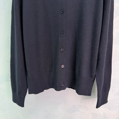 Peter Pan Collar Knit Long-Sleeve Cardigan