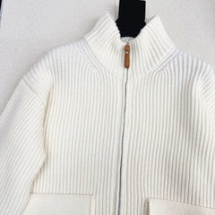 Pocket Wool Knit Cardigan