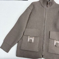 Pocket Wool Knit Cardigan