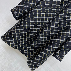 Ribbon-front shirt dress