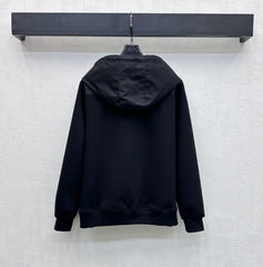 Patchwork Hooded Sweatshirt