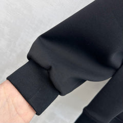 Patchwork Hooded Sweatshirt