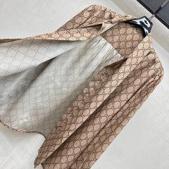 Tie-front Print Shirt