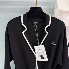 Black Knit Cardigan