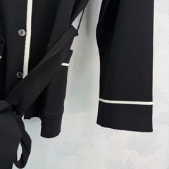 Black Knit Cardigan