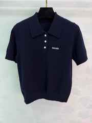 polo Knit Top