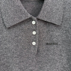 polo Knit Top