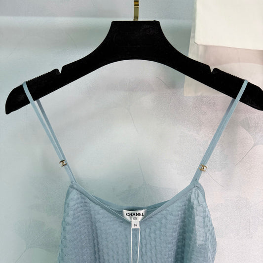 Blue camisole top