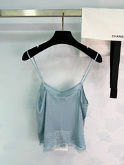 Blue camisole top