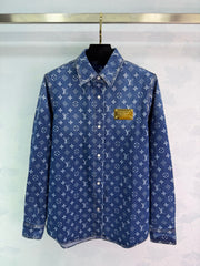Monogram Denim Shirt