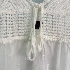 Hand-crocheted patchwork camisole