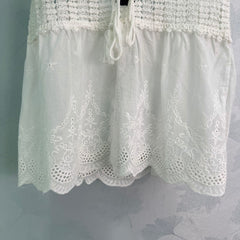 Hand-crocheted patchwork camisole