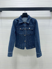 Collared Denim Shirt Jacket