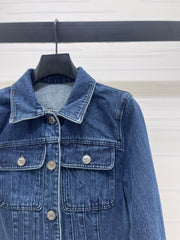 Collared Denim Shirt Jacket