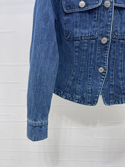 Collared Denim Shirt Jacket