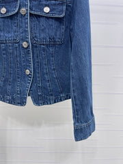 Collared Denim Shirt Jacket