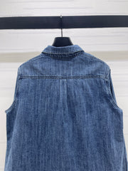 Collared Denim Shirt Jacket