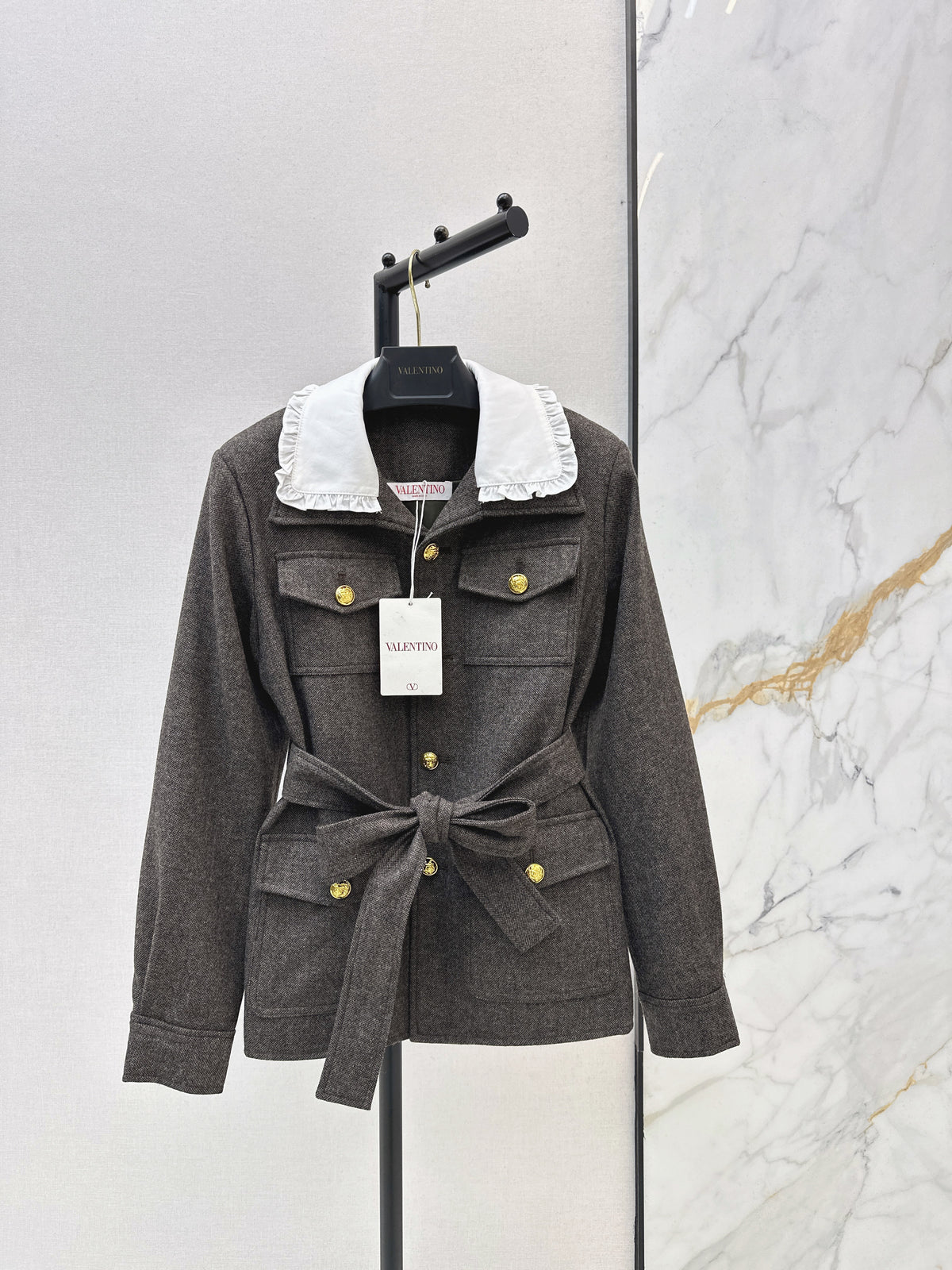 Patchwork four-pocket decorative jacket