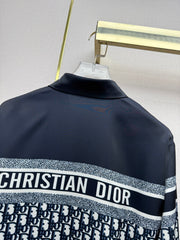 Printed color-blocked shirt