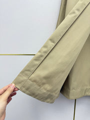 Side-button midi skirt