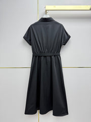 Workwear-style shirt dress