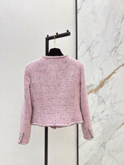 Youthful Pink Woven Jacket