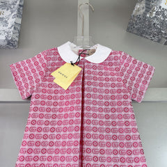 Peter Pan collar short-sleeved dress