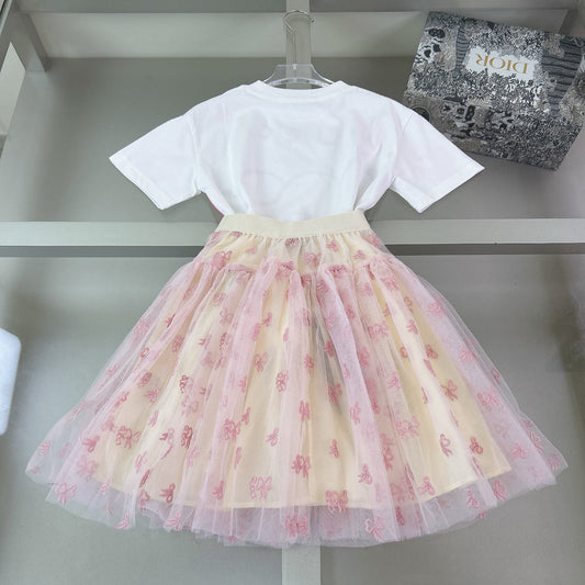 Cat-themed T-shirt + Tutu Skirt