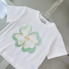 Classic embroidered midi skirt + casual T-shirt