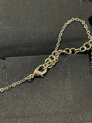 Five-pointed star tassel teardrop rhinestone necklace