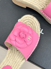 New Spring/Summer Hemp Rope Platform Slippers