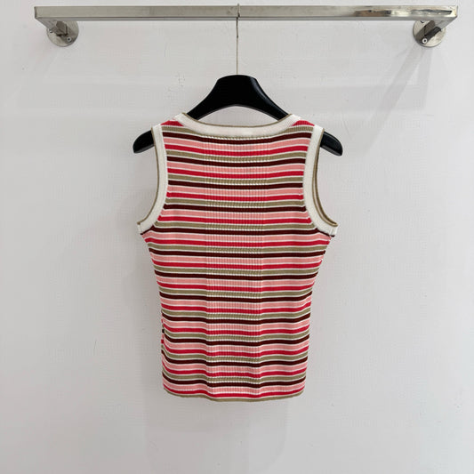 Slim-fit short-sleeved vest