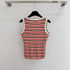 Slim-fit short-sleeved vest