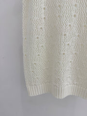 Hollow-out vest