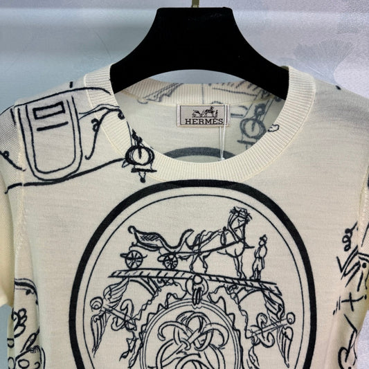 Printed Knit Short-Sleeve T-Shirt