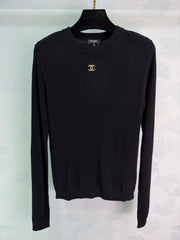 Classic ribbed knit sweater