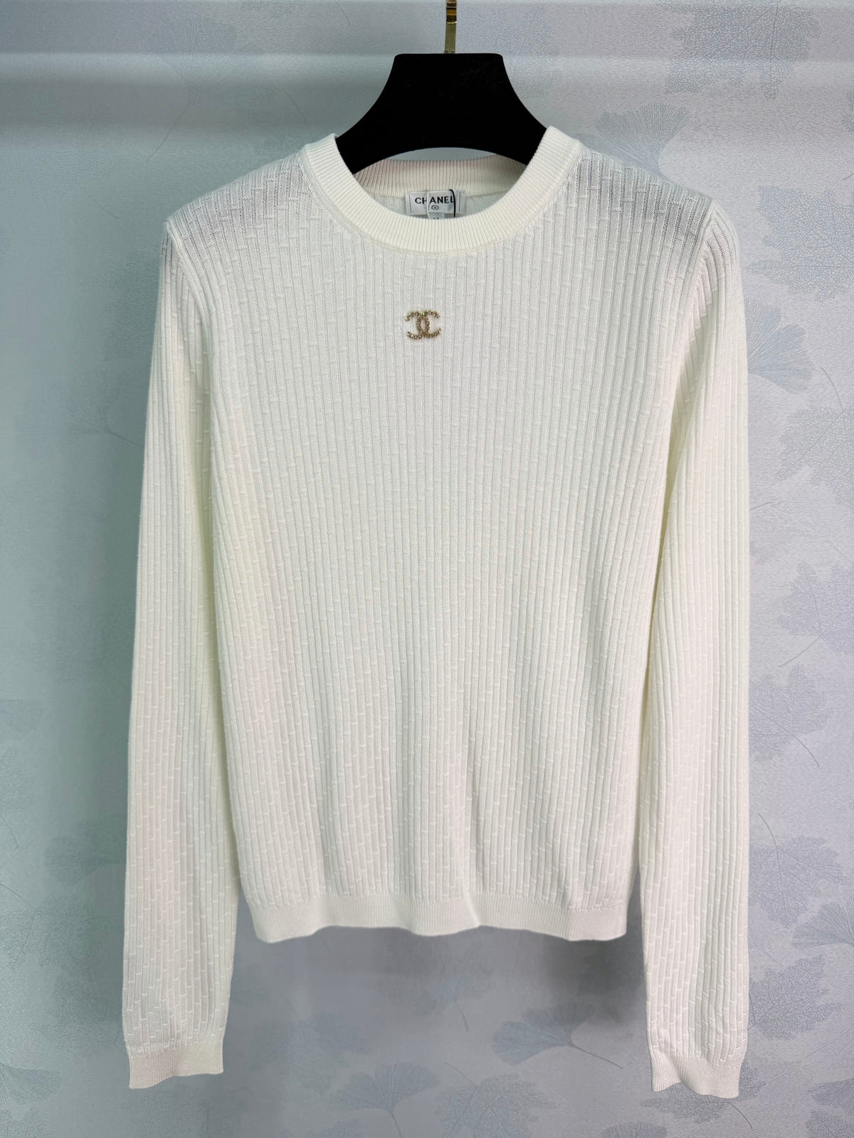 Classic ribbed knit sweater