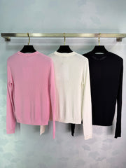 Classic ribbed knit sweater