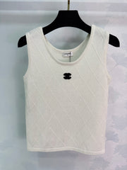 Diamond Pattern Knit vest