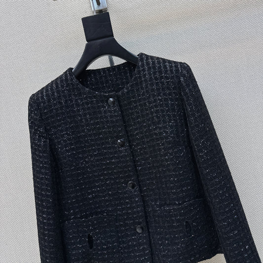 Woven tweed jacket