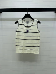 Knitted Striped Vest