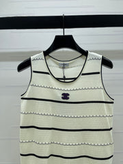Knitted Striped Vest