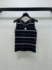 Knitted Striped Vest