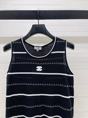 Knitted Striped Vest