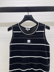Knitted Striped Vest