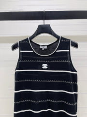 Knitted Striped Vest