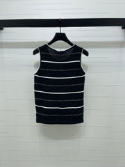 Knitted Striped Vest